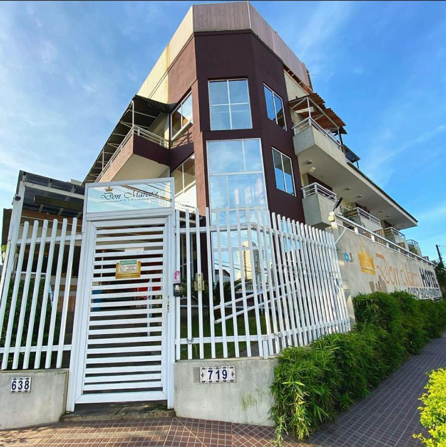 Don Marcos Hotel Com Restaurante E Pizzaria 과루자 외부 사진