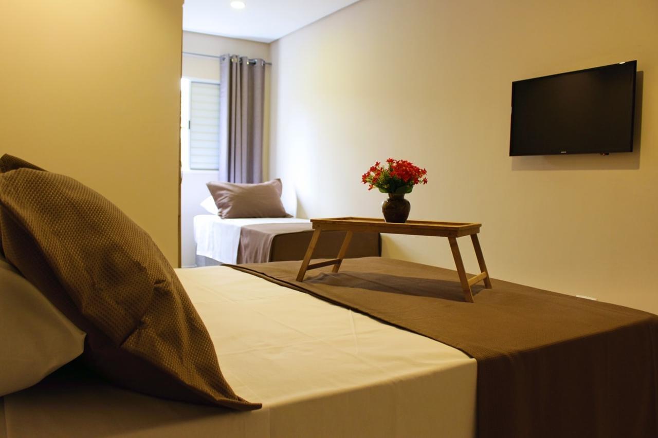 Don Marcos Hotel Com Restaurante E Pizzaria 과루자 외부 사진